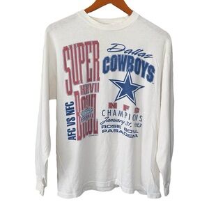 Vintage Dallas Cowboys Longsleeve Tee Large